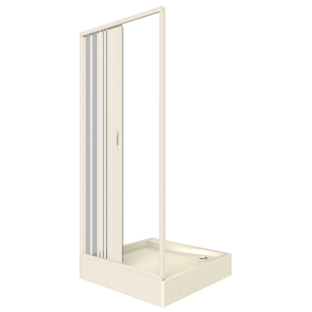 Paravan dus Venere 80AL, usa armonica, fara cadita, material PVC, latime 80 cm - imagine 6